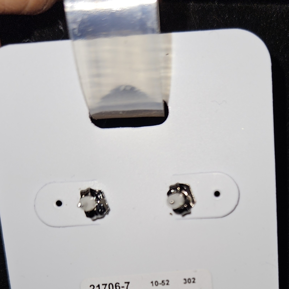 NWT Rhinestone Earrings - Picture 2 of 2